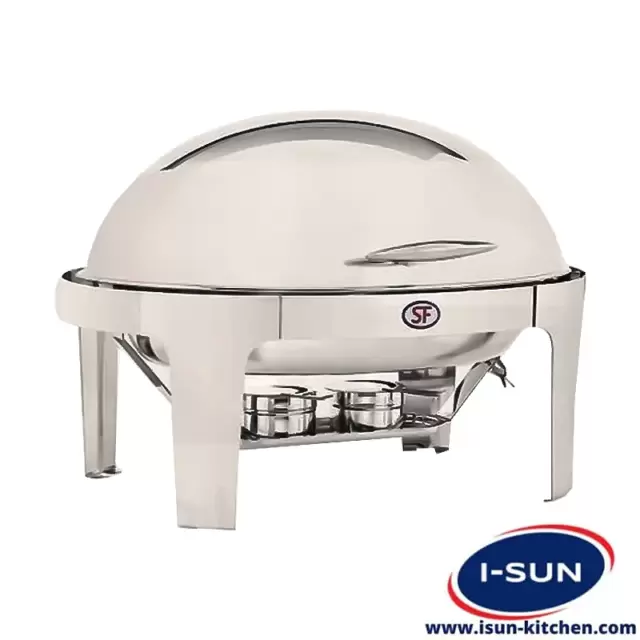 شفینگ دیش بیضی رول تاپ استیل