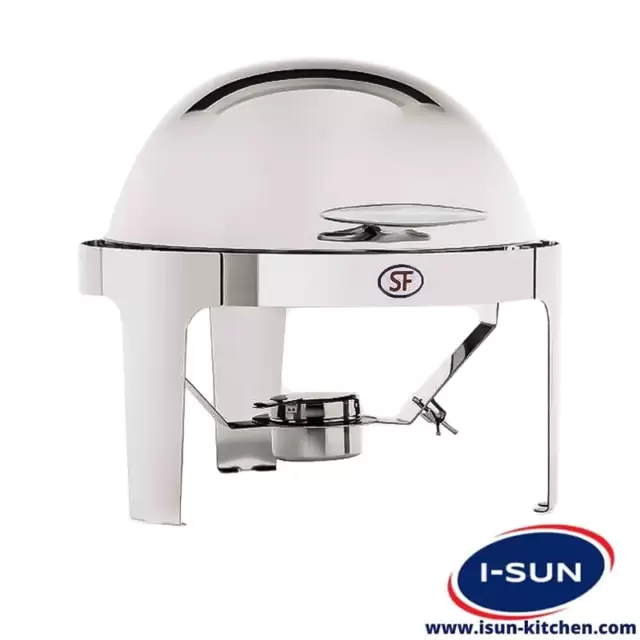 شفینگ دیش گرد رول تاپ استیل