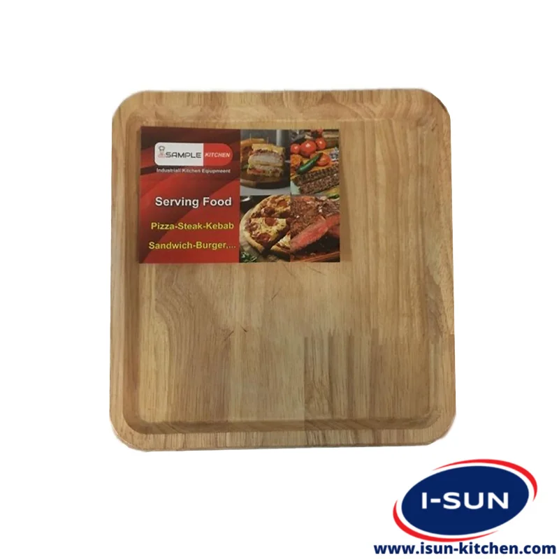 تخته سرو چوبی مربع 22 سمپل