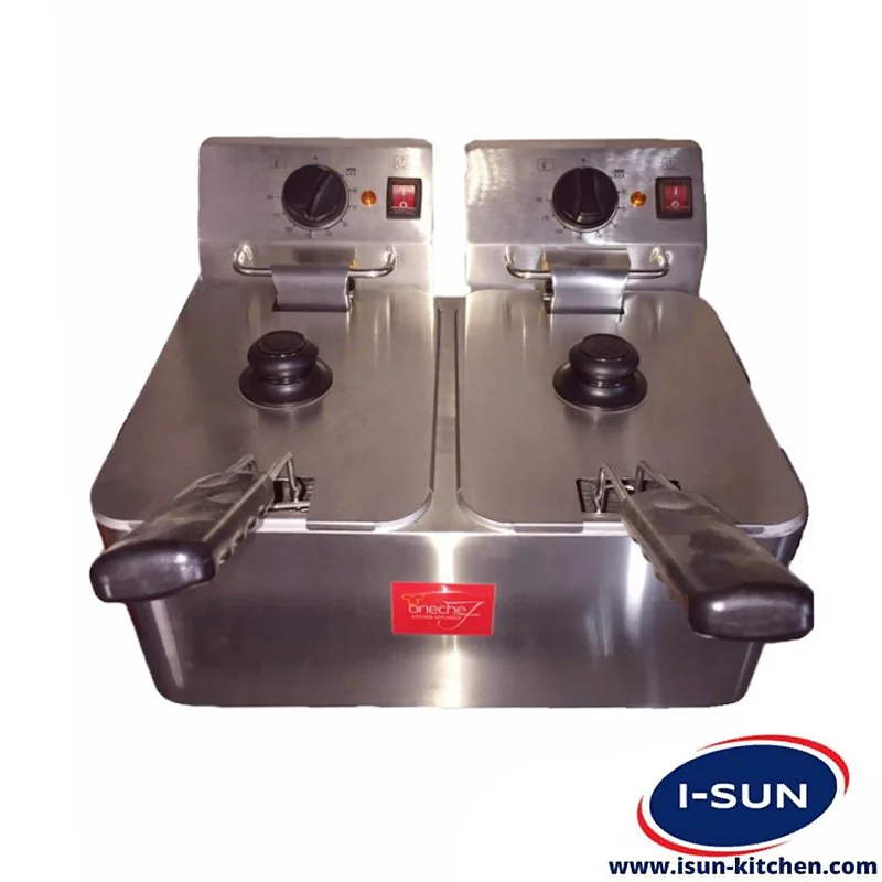 سرخ کن برقی دو لگن رومیزی وان شف