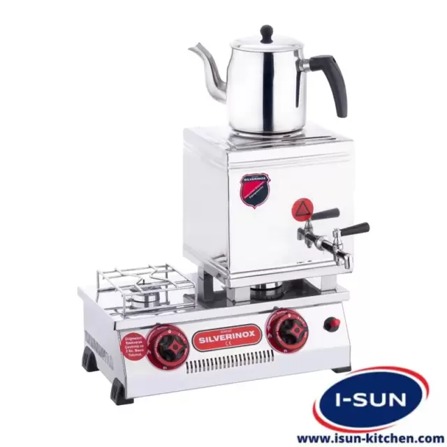 سماور تک قوری گازی سیلورینوکس