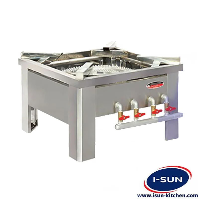 اجاق پلوپز چهار شعله استیل آیسان