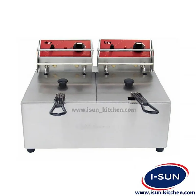 سرخ کن برقی رومیزی دو لگن تور