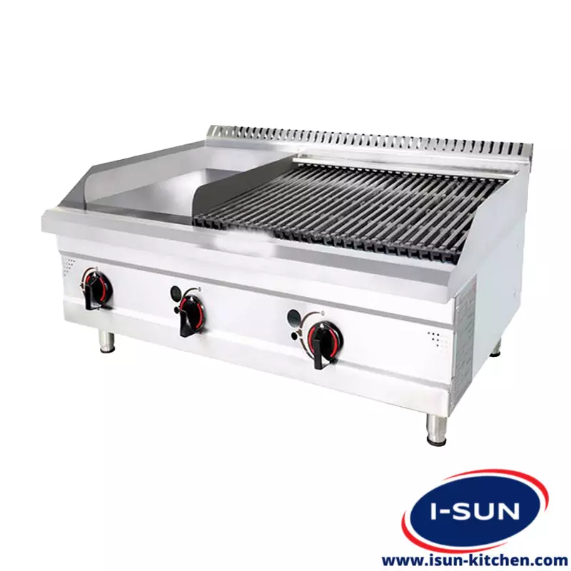 گریل ترکیبی رومیزی 90 سانت آیسان